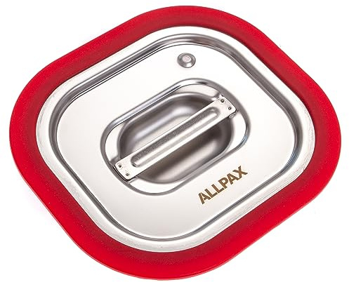 GN-Deckel 1/6 mit Silikon-Dichtung - mit Loch zur Rückbelüftung - spülmaschinenfest - Hitzebeständig bis 200°C