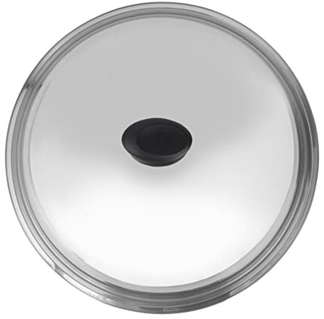 Universal Pot Lids Stainless Steel Universal Pot Lid: 28CM Pan Lid Frying Pan Cover Cookware Lids Replacement Lid with Handle for Pots Pans Fry Pan Skillet Universal Pan Lid