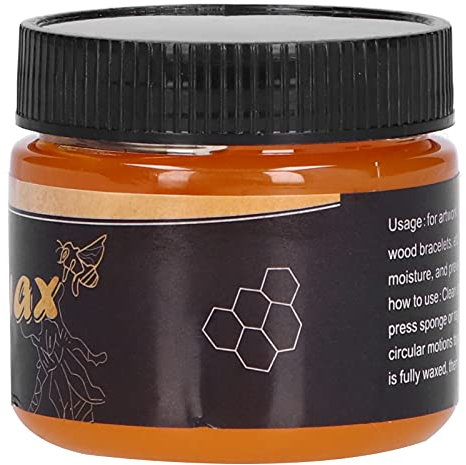 Cire d'abeille pour Polir Le Bois, Solution Complète d'entretien des Meubles à la Cire d'abeille Graisse et saleté sur la Peinte pour Tous Les Types de Sols en Bois Traités