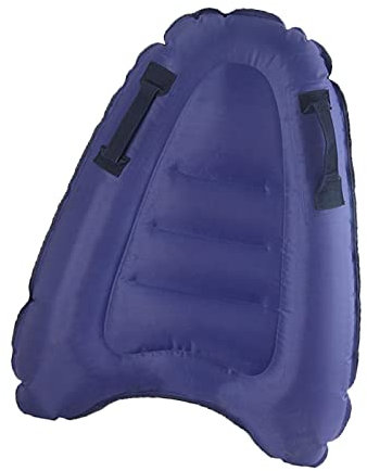 Baoblaze Aufblasbares mit Griffen, aufblasbares Surfbrett für Kinder und Erwachsene, Strandspielzeug, Wasserspaß, Spielzeug, Skimboard, Pool, Blau
