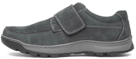 Hush Puppies Male Casper Touch Fastening Shoes, Navy, 9