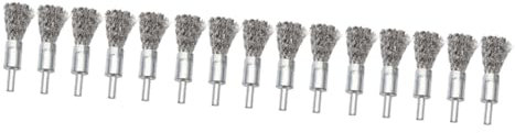 Gogogmee 3 Sätze Edelstahldrahtbürste Zum Schleifen Und Polieren Hochleistungs-bohrbürste Für Metall 5 Stück * 3