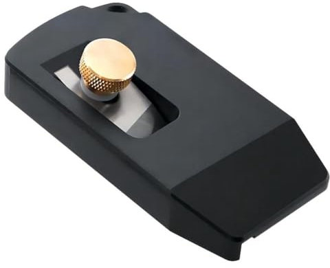 Chavisenty Woodworking Edge Trimmer, Hand Planer Edge Bander with High Speed Steel Blade, Edge Banding Cutter for PVC ABS