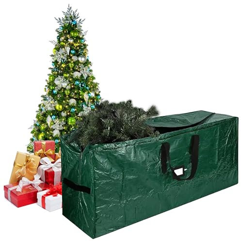 ARSUK 240 cm Aufbewahrungstasche für künstlicher Weihnachtsbaum – Verstärkte, wasserdichte Tasche für Weihnachtsbaum – Robuste Tannenbaum künstlich Aufbewahrung mit Reißverschluss und Tragegriffen