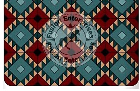 EQUIEMPRESS Sattelunterlage Western Ranch/Westernsatteldecke aus Neuseelandwolle, Top Wool Pad Sensor Flex (Anpassung möglich) A-233 (36 x 40)