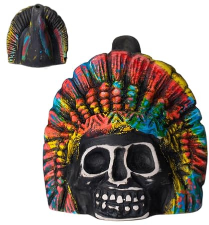 Sghtil Death Whistle, Aztec Whistle | Cerámica gritando más ruidosa del mundo | Instrumentos populares y mundiales de y madera para interior y exterior