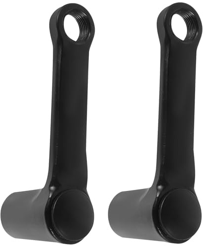 MOTHNUR 2 Piezas Brazo Manivela Extendido para Bicicleta Montaña Palanca Pedal Resistente Compatible con Ejercicio y Ciclismo Accesorios para Pedales y Montaje Sencillo