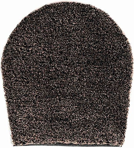Grund Badteppich 32 mm 100% Polyacryl, ultra soft, rutschfest, ÖKO-TEX-zertifiziert, 5 Jahre Garantie, LEX, WC-Deckelbezug 47x50 cm, mocca
