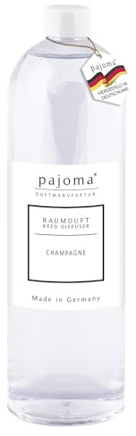 pajoma® Raumduft Nachfüllflasche Champagne 1000 ml | Nachfüller für Lufterfrischer | intensiver und hochwertiger Duft in Premium Qualität