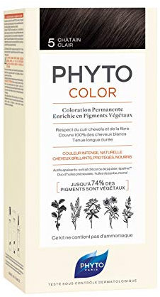 Phyto Protocolor Box Haarfärbemittel, 5 Helles Braun 182 ml