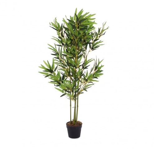 Oypla Artificial Bamboo Tree Plant 120cm Indoor Outdoor Garden Decoration