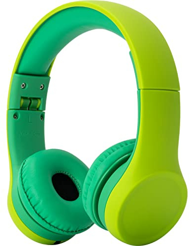 Snug Play+ Kids Headphones with Volume Limiting for Toddlers (Boys/Girls) - Green