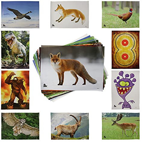 Stronghold Auflage-Pack 20 Stück - 42x59 cm - wasserabweisend/reißfest; ZielscheibenAuflage für den Bogensport, Bogenschießen mit Pfeil und Bogen