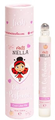 Miss Nella Cool Like Me- Aceite de perfume, suave y no tóxico para niños pequeños, fórmula de base natural