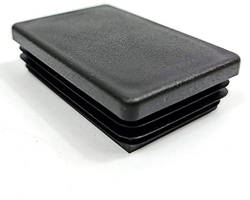 RHEHAG Pfostenkappe mit Lamellen 60x40mm 10 Stück (schwarz)