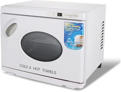 VCHICS Scaldasalviette Caldo, Salon Spa Elettrico Mini Scaldasalviette UV Caldo Bagnato Cabina Riscaldata RTD-23C Funzionamento Facile Ad Alta capacità