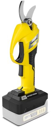 Kärcher Troncarami TLO 2-18 a Batteria con Motore a Spazzole, Lama Bypass, Taglio Fino a 2,5 cm, 1.400 Tagli per Carica, 18 V (non inclusa)