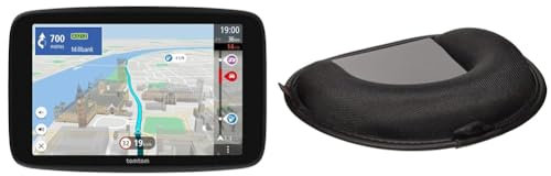 TomTom Campervan and Caravan Sat NAV GOCamper Max 2nd gen. 7 screen & Dashboard Mount for All Sat NAV Models, Black, 5.0 cm*26.0 cm*17.0 cm