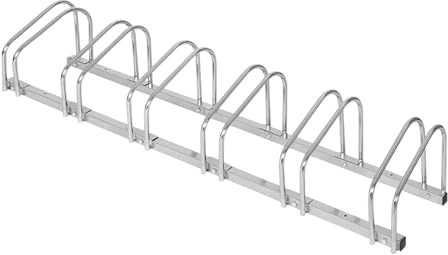 DIVID® Fahrradständer für Fahrräder, Mehrfachständer, 37cm Abstand zwischen den Rädern,Boden oder Wand Montage möglich, Radbreite 30-65mm, Radständer (6 Fahrräder)