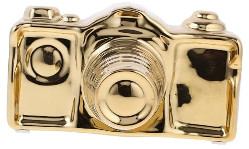 QUMIIRITY Keramikkamera Dekoration Tischschmuck Heimdekoration Kamerahandwerk Schreibtischdekoration Haushaltsschmuck Dekoratives Kunsthandwerk