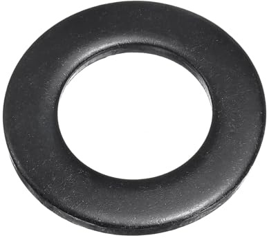 QUARKZMAN M33 Unterlegscheiben, 34mm ID x 60mm OD x 5mm Dicke Schwarz Verzinkte Edelstahl Beilagscheiben für Schrauben, Muttern, Gewindestange