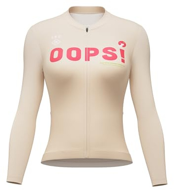 INBIKE Radtrikot Fahrradtrikot Damen Langarm mit 3 Taschen Atmungsaktiv Schnelltrocknend Fahrradsport Frauen WL535