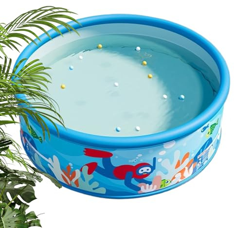 Piscine pour, pataugeoire | Piscine Ronde Portable en PVC pour et Adultes Jardin Plaisir d'été