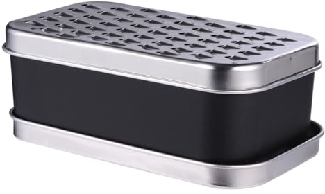 SOLUSTRE Rallador De Queso De Inoxidable Rallador Multifuncional Para Cocina Contenedor Para Rallar Queso Verduras y Alimentos Herramienta De Cocina Práctica Para Uso Diario o Picnic
