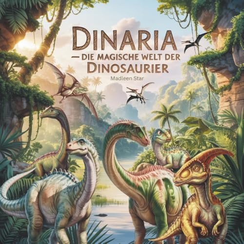Dinaria – Die magische Welt der Dinosaurier: Spannende Vorlesegeschichten, Mini-Lexikon & erstes Dino-Wissen für Kinder ab 4 Jahren