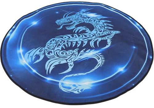 Milisten Non-Slip Drum Mat Rug with Flannel and Nonslip Particles Thick Soundproof Floor Mat to Reduce Friction and Stabilize Drum Position for Studio