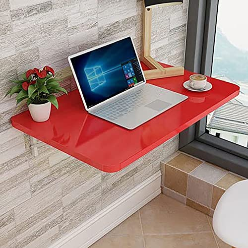 Faltbarer Wandtisch - Vielseitiger Drop-Down-Schreibtisch für Zuhause & Büro - Platzsparender schwimmender Esstisch für Computer - Kompakte Klapp-Werkbank für Arbeitszimmer & Bar