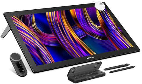 HUION KAMVAS Pro 27 (144Hz) Tablette Graphique avec Ecran, 27pouces 4K UHD 144Hz, Calibrateur de Couleurs, PenTech 4.0 Fonction Tactile, Canvas Glass 3.0, Tablette Dessin pc Compatible Windows et Mac