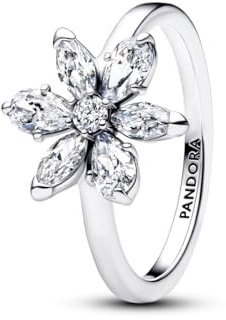 PANDORA Damen-Ring Herbarium Funkelnde Blume 193000C02