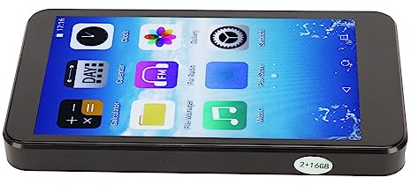 aqxreight Mp4 Ai Intelligent HD Riduzione del Rumore Controllo Vocale Lettore Mp4 Portatile con Registratore Vocale Inglese, Quad 128 GB Supporta la Riproduzione di Mus Mp4WiFi Lettore Mp4Touch