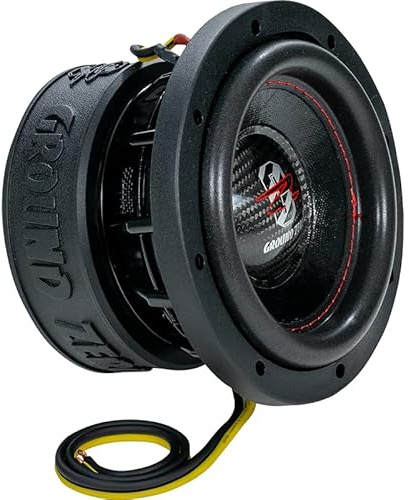 Ground Zero GZHW 16-D2 - Subwoofer ad alte prestazioni da 16 cm, 2 x 2 ohm, doppia bobina vocale, 500 W RMS, bobina vocale da 50 mm, cestino in alluminio pressofuso