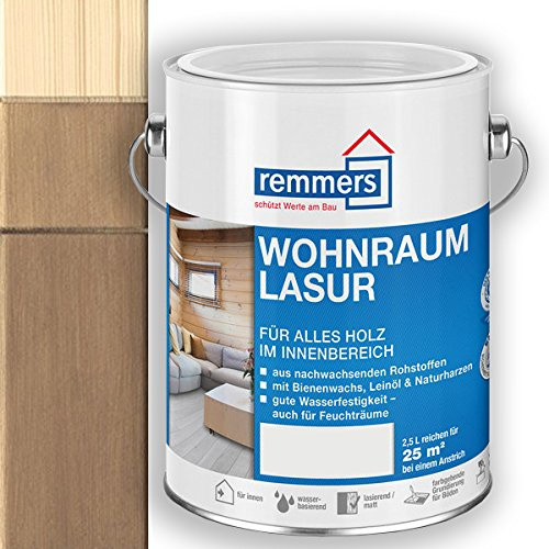 Remmers Wohnraum-Lasur (2,5 l, toskanagrau)