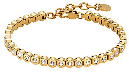 Heideman Tennisarmband Damen Amilla II Edelstahl Zirkonia weiß | Funkelndes Highlight für Frauen zu festlichen Anlässen, hautfreundlich, nickelfrei, schönes Geschenk zu Weihnachten.