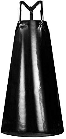 Pros AJ-FK124_B170-176 Schürze die vor Laugen und Säuren Schützt, Schwarz, 170-176 Größe