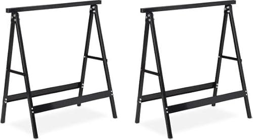T4ALL 2er Set Stahlböcke - 48x78x78cm, 100kg