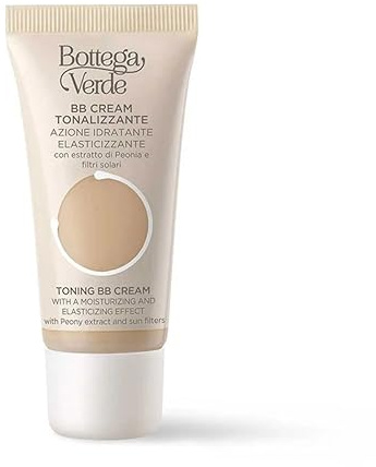 Bottega Verde - BB Cream Tonalizzante SPF15, Colore Porcellana, 30ml | Con Estratto di Peonia, Azione Idratante, Elasticizzante