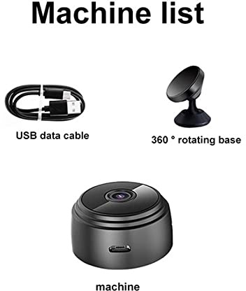 MSL 2 Pack WiFi Camera, Security Camera HD 1080P Wireless Camera with Night Vision Motion Detection, Wireless Small Video Camera for Home Indoor Outdoor Security