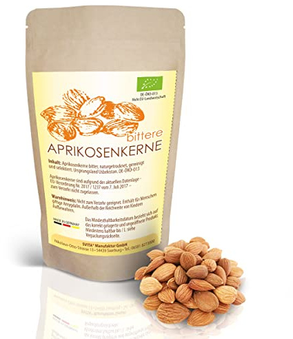 SVITA Semillas de albaricoque ecológicas, 1000 g
