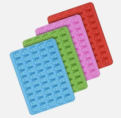 TTOA – Moule en silicone en forme d'ours en gélatine | Chocolat | Gummy | Jelly | Moule anti-adhésif | Mini bonbons