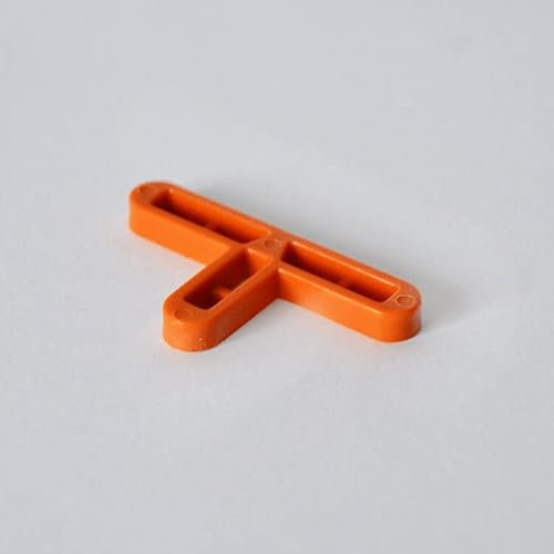 200 pcs 4mm T Shape Tile and Brick Spacer. Plastic Hollow Structure for DIY Tiles, Bricks, Paving Slabs, Patio, Wall & Floor Removable Levelling Tool