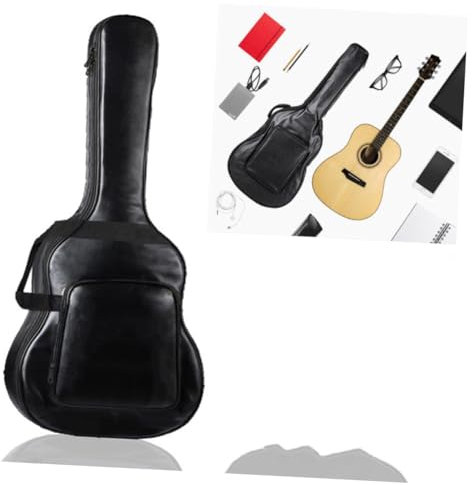 Toyvian Gitarrenkoffer 1 Stück 41 Zoll Solide Gitarrentasche Seitengurte für Akustikgitarrentasche
