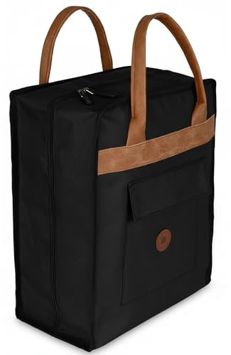 Schuhtasche für Reisen, tragbarer Schuh-Organizer, Aufbewahrungstasche, Schuhtasche für Damen und Herren (schwarz)