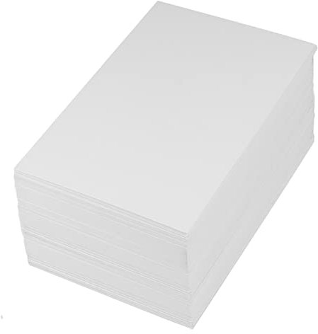 NUOBESTY 200stücke Blanko-memokarten Nachrichtenkarten Grußkarten Weiße Wortkarten Doppelseitig Blanko Für Handgeschriebene Notizen Und Zeichnungen