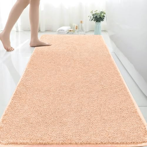 Rururug Badezimmermatte, Weiche Mikrofaser Badematte, 150x60 cm