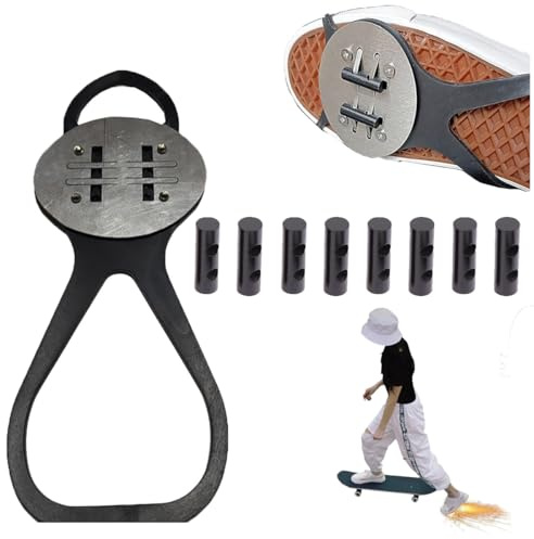 Cubrecalzado de yesca chispeante para monopatín y motocicleta, herramienta de fricción de chispa para bicicleta, almohadillas de yesca para bicicleta, accesorios para monopatín, cubiertas de zapatos