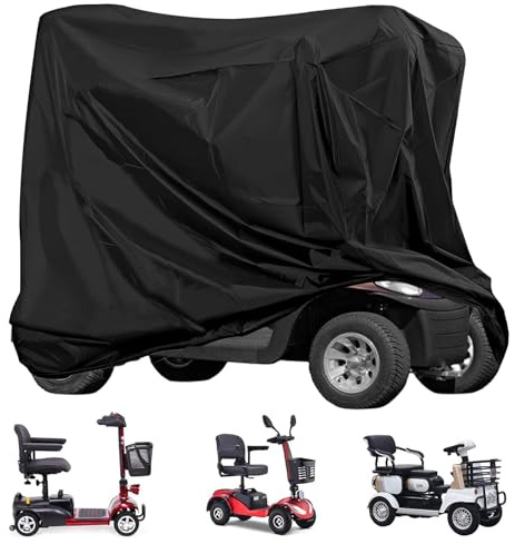 Bâche de protection pour scooter électrique, 170 x 61 x 117 cm, imperméable, en tissu Oxford, pour scooters, voitures électriques, motos, vélos, protection anti-UV pour scooters handicapés